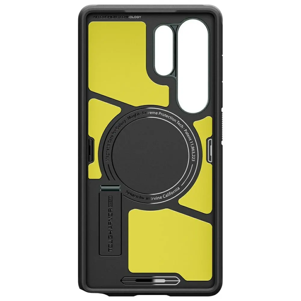Etui Spigen Tough Armor MagSafe do Galaxy S25 Ultra Zielony