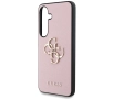 Etui Guess Grained Big 4G Logo Small Classic Logo do Galaxy S25 Plus Różowy