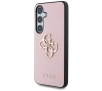 Etui Guess Grained Big 4G Logo Small Classic Logo do Galaxy S25 Plus Różowy