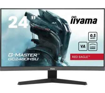 Monitor iiyama G-Master GC2480HSU-B1 24" Full HD VA 180Hz 0,5ms MPRT Zakrzywiony Gamingowy