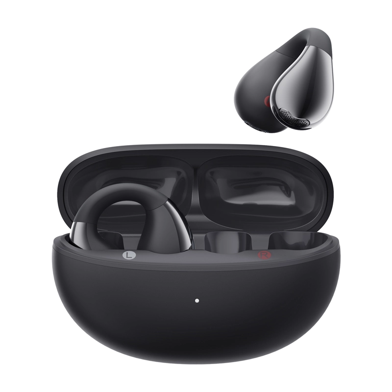 Słuchawki bezprzewodowe QCY Crossky Clip C30 Z klipsem na ucho Bluetooth 5.4 Czarny