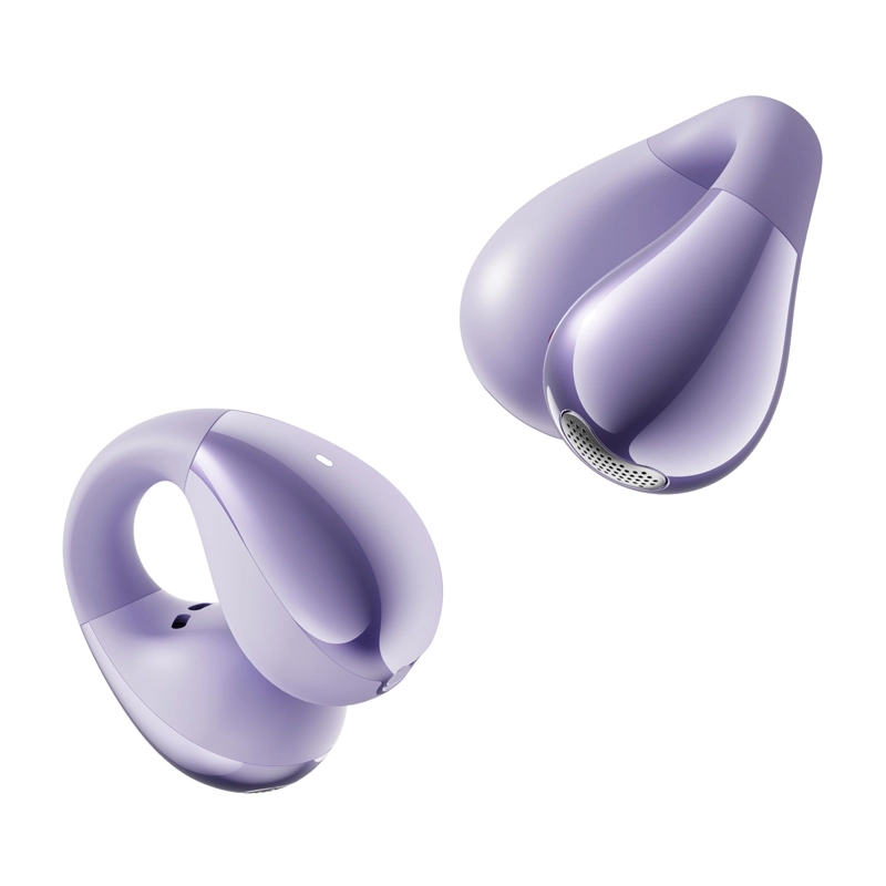 Słuchawki bezprzewodowe QCY Crossky Clip C30 Z klipsem na ucho Bluetooth 5.4 Fioletowy