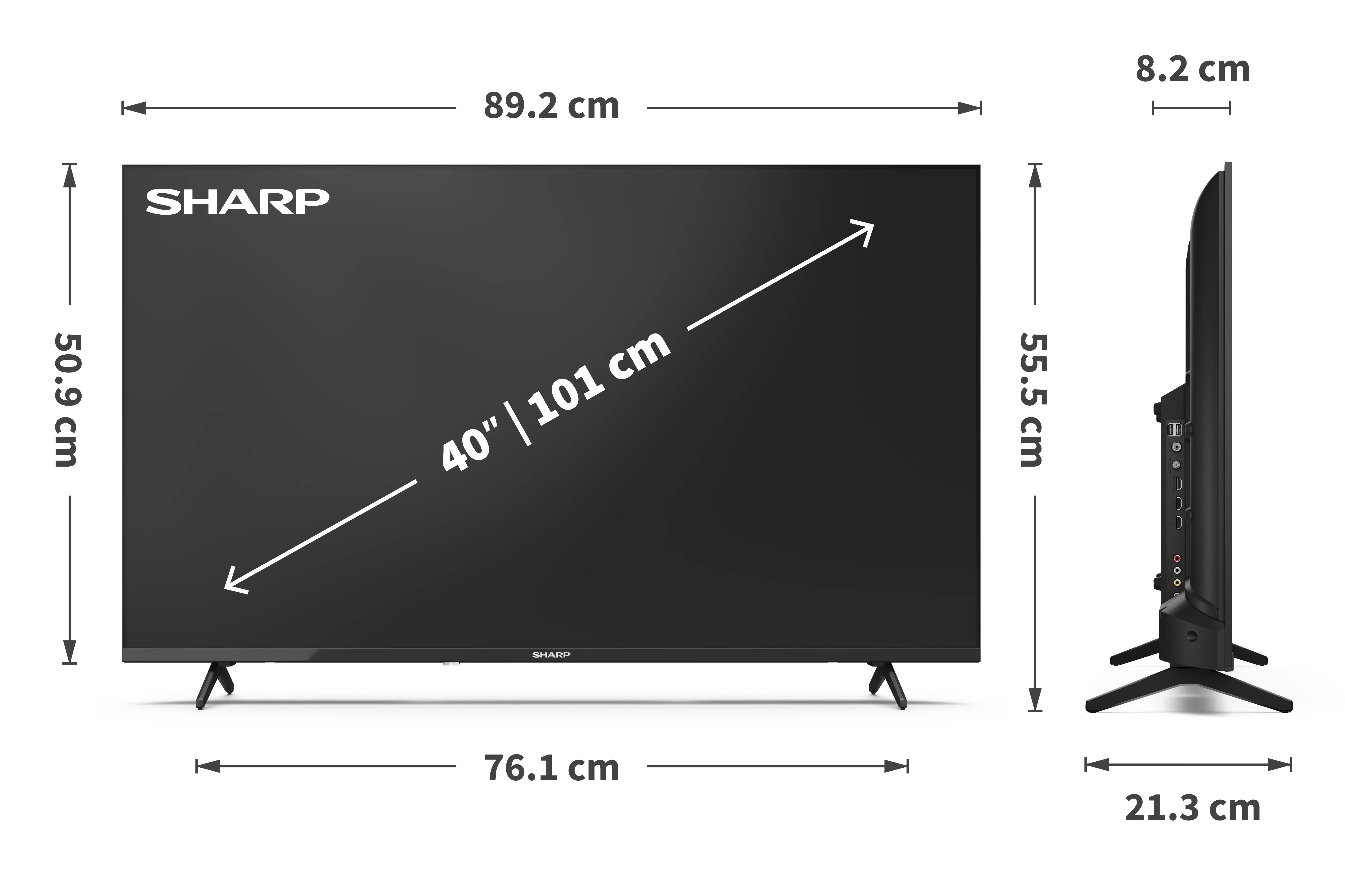 Telewizor Sharp 40HA1705E 40" LED Full HD DVB-T2