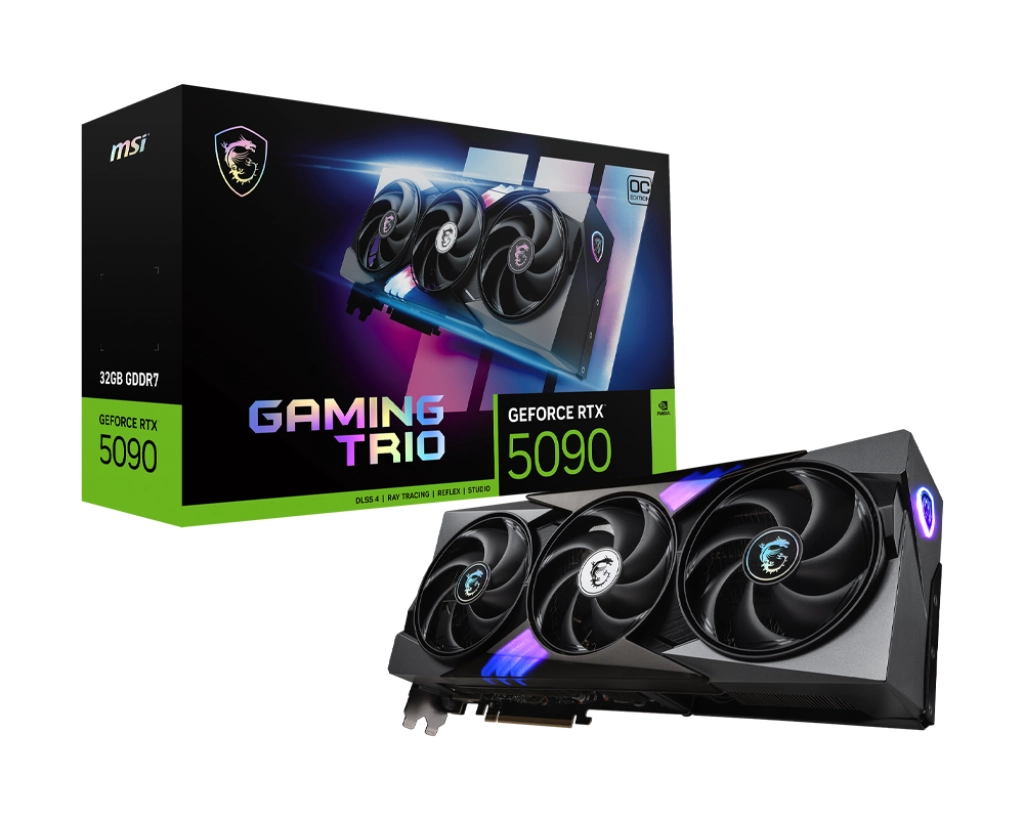 Karta graficzna MSI GeForce RTX 5090 Gaming Trio OC 32GB GDDR7 512bit DLSS 4