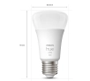 Żarówka LED Philips Hue White E27 800lm 3szt.