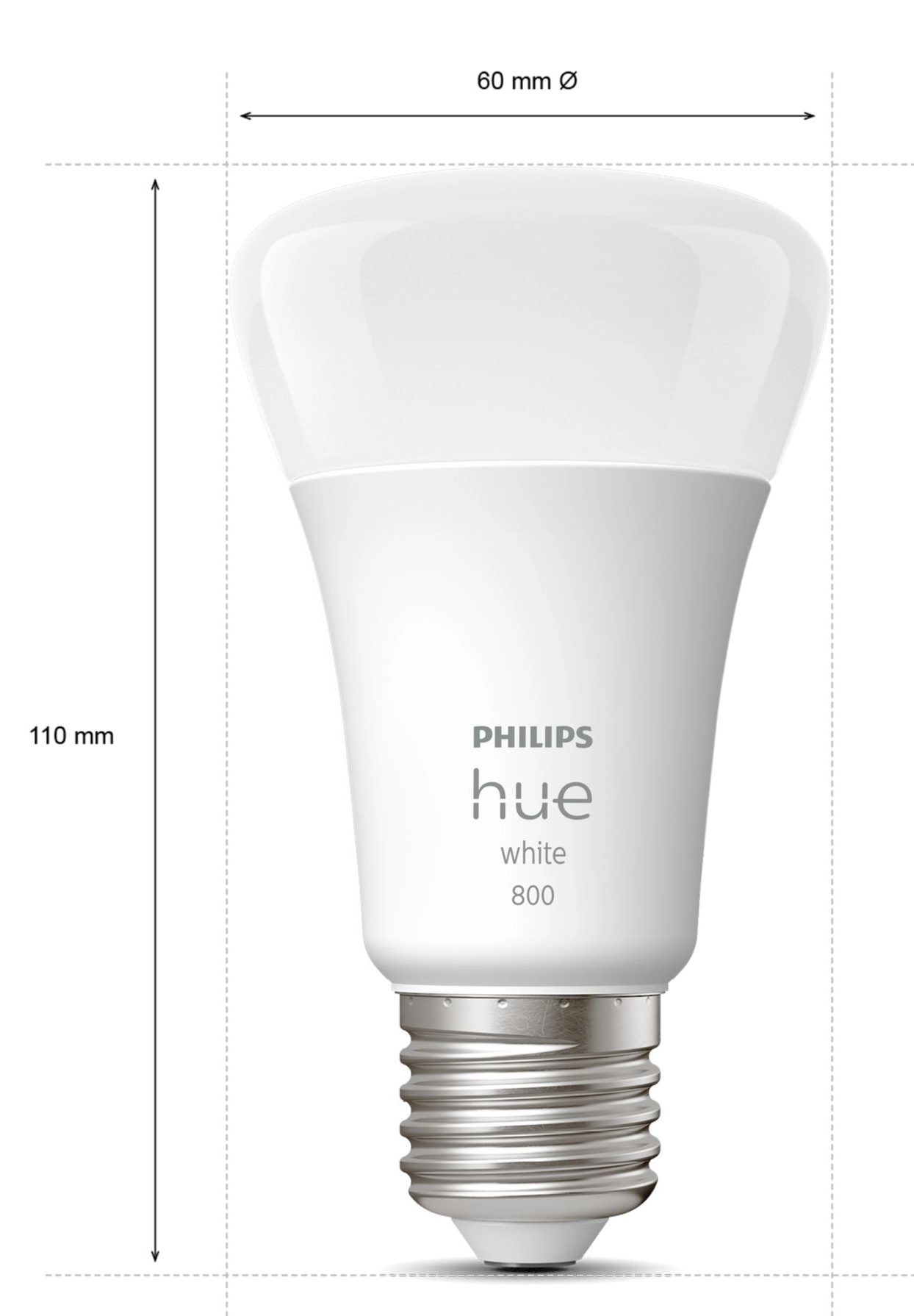 Żarówka LED Philips Hue White E27 800lm 3szt.