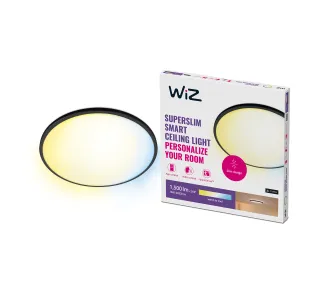 Lampa sufitowa WiZ Superslim 16W Czarny