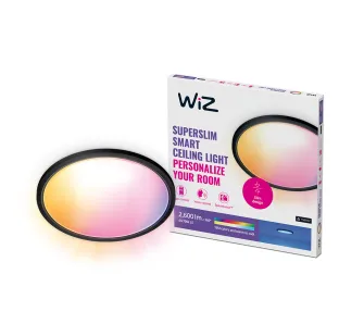 Lampa sufitowa WiZ Superslim Ceiling 22W Czarny