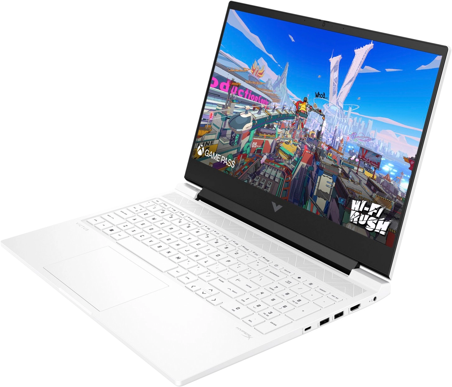 Laptop gamingowy HP Victus 16-r1091nw 16,1" 240Hz i5-14450HX 16GB RAM 1TB Dysk SSD RTX4060 Biały