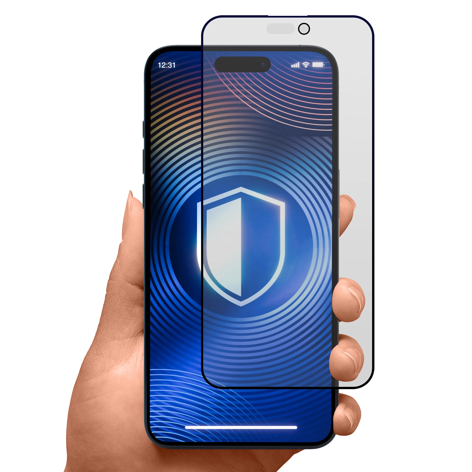 Szkło hartowane 3mk HardGlass Matt Max Privacy do iPhone 16 Pro Max