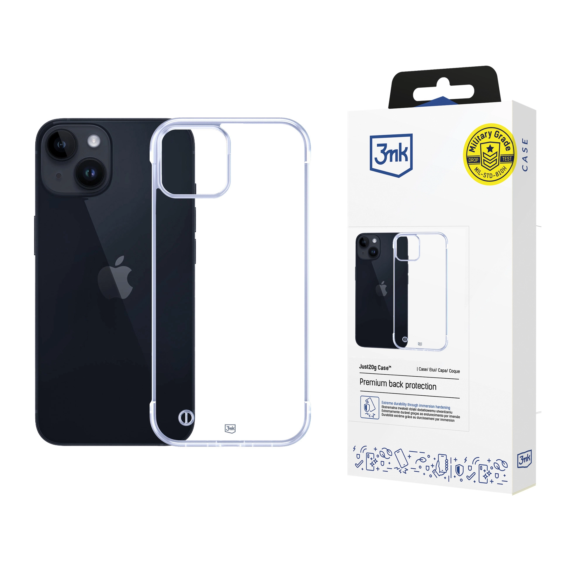 Etui 3mk Just20g Clear Case do iPhone 13