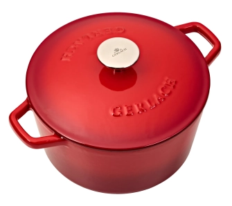 Garnek Gerlach Natur Iron Indukcja Żeliwo 3l Czerwony