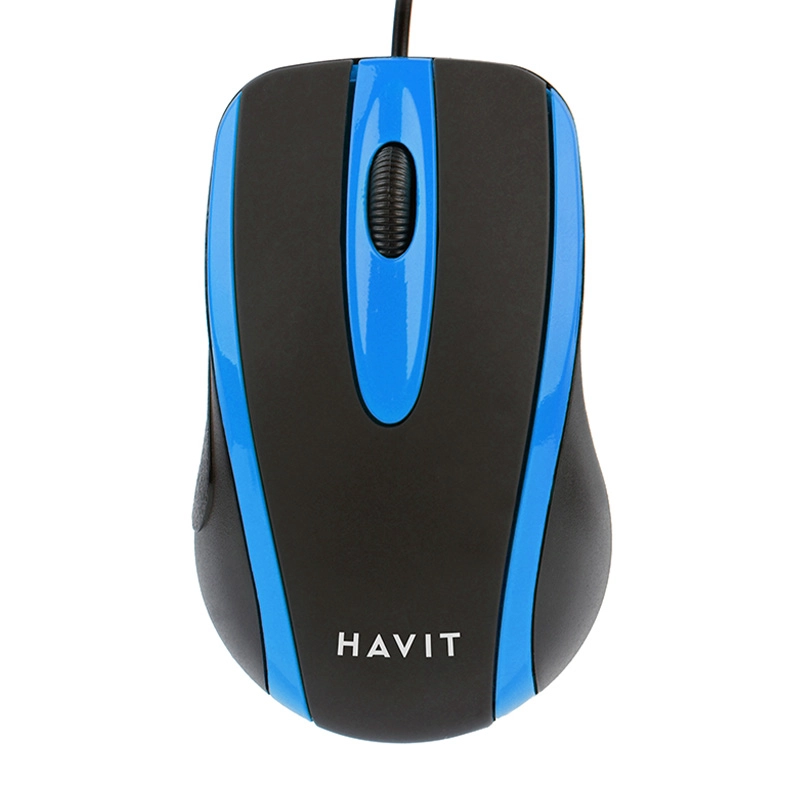 Myszka Havit MS753 Czarno-niebieski
