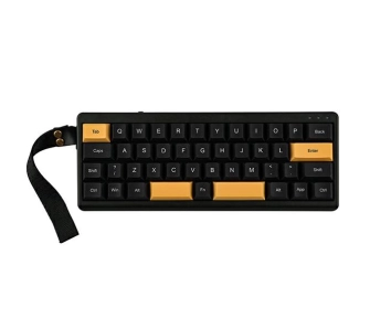 Klawiatura mechaniczna Epomaker TH40 Wisteria Linear Switch Czarno-złoty