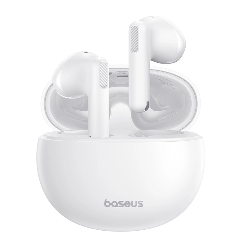 Baseus Bowie E12 Douszne Bluetooth 5.3 Biały