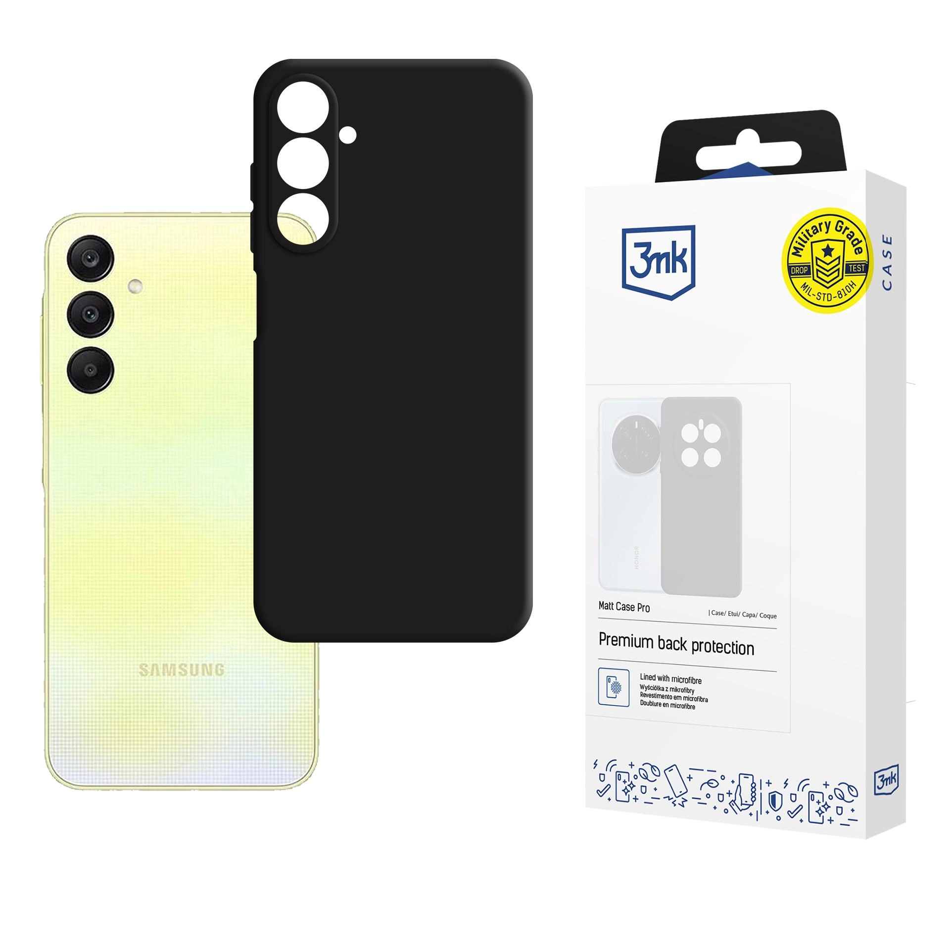 Etui 3mk Matt Case Pro do Galaxy A26 5G Czarny