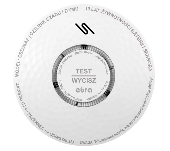 Czujnik czadu / dymu Eura-Tech Eura CSD-39A2