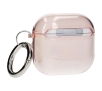 Etui na słuchawki Bizon Case Headphone Clear do AirPods 4 Przeźroczysto-różowy