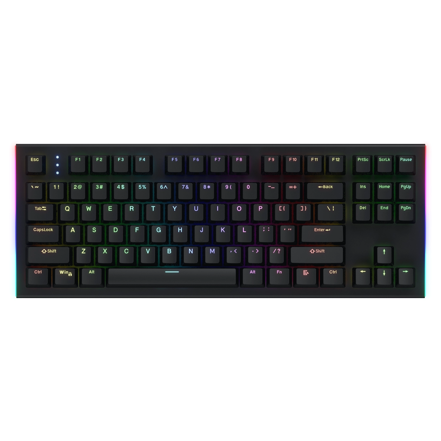 Klawiatura mechaniczna Hator Gravity X TKL Aurum Orange Linear Czarny
