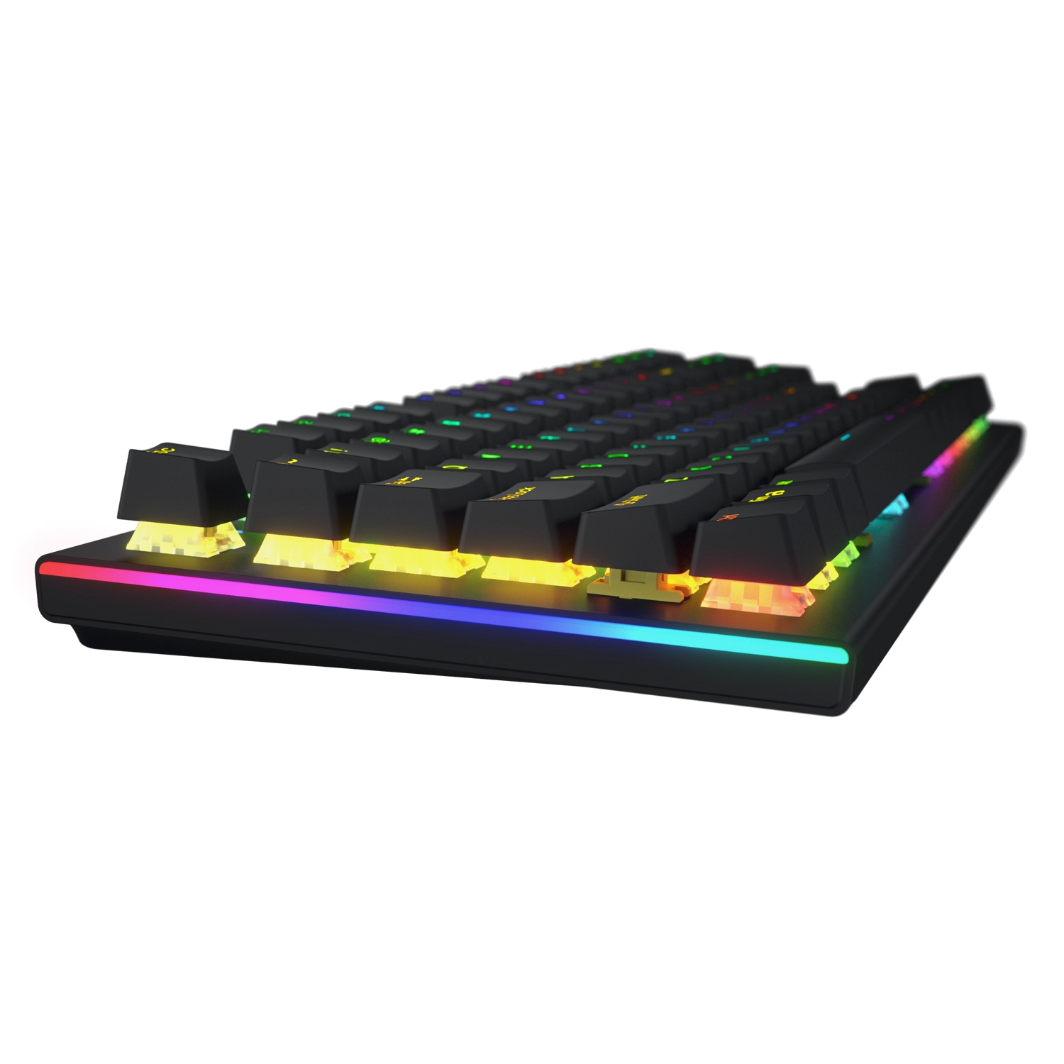 Klawiatura mechaniczna Hator Gravity X TKL Aurum Orange Linear Czarny
