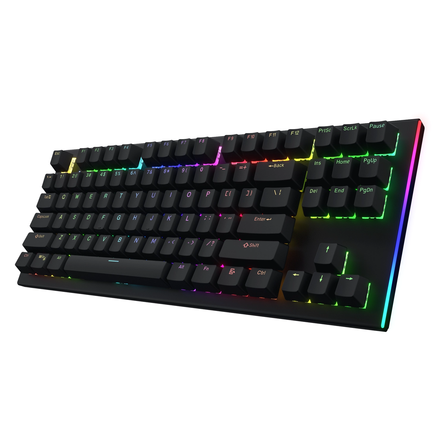 Klawiatura mechaniczna Hator Gravity X TKL Aurum Orange Linear Czarny