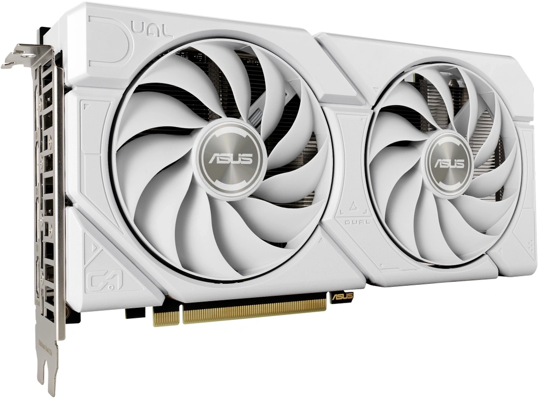Karta graficzna ASUS Dual GeForce RTX 4060 EVO White OC Edition 8GB GDDR6 128bit DLSS 3