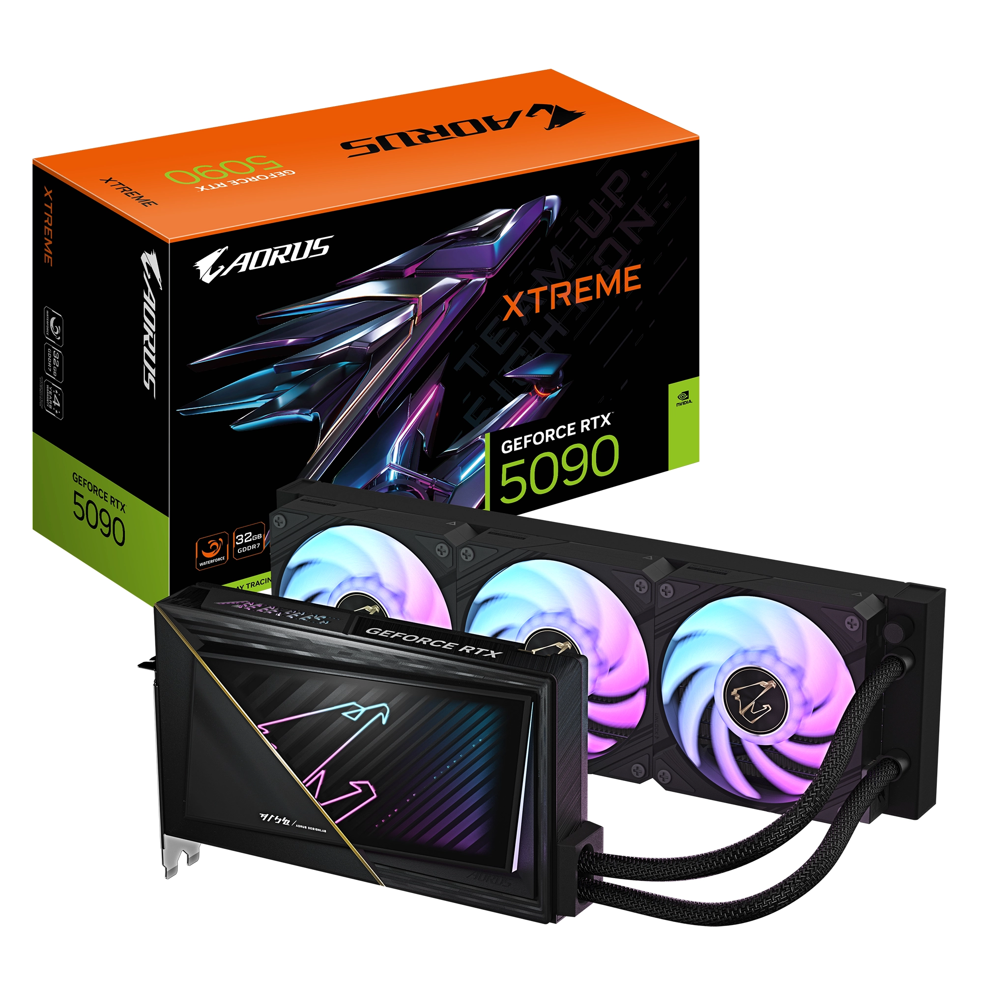 Karta graficzna Gigabyte GeForce RTX 5090 XTREME WATERFORCE 32GB GDDR7 512bit DLSS 4