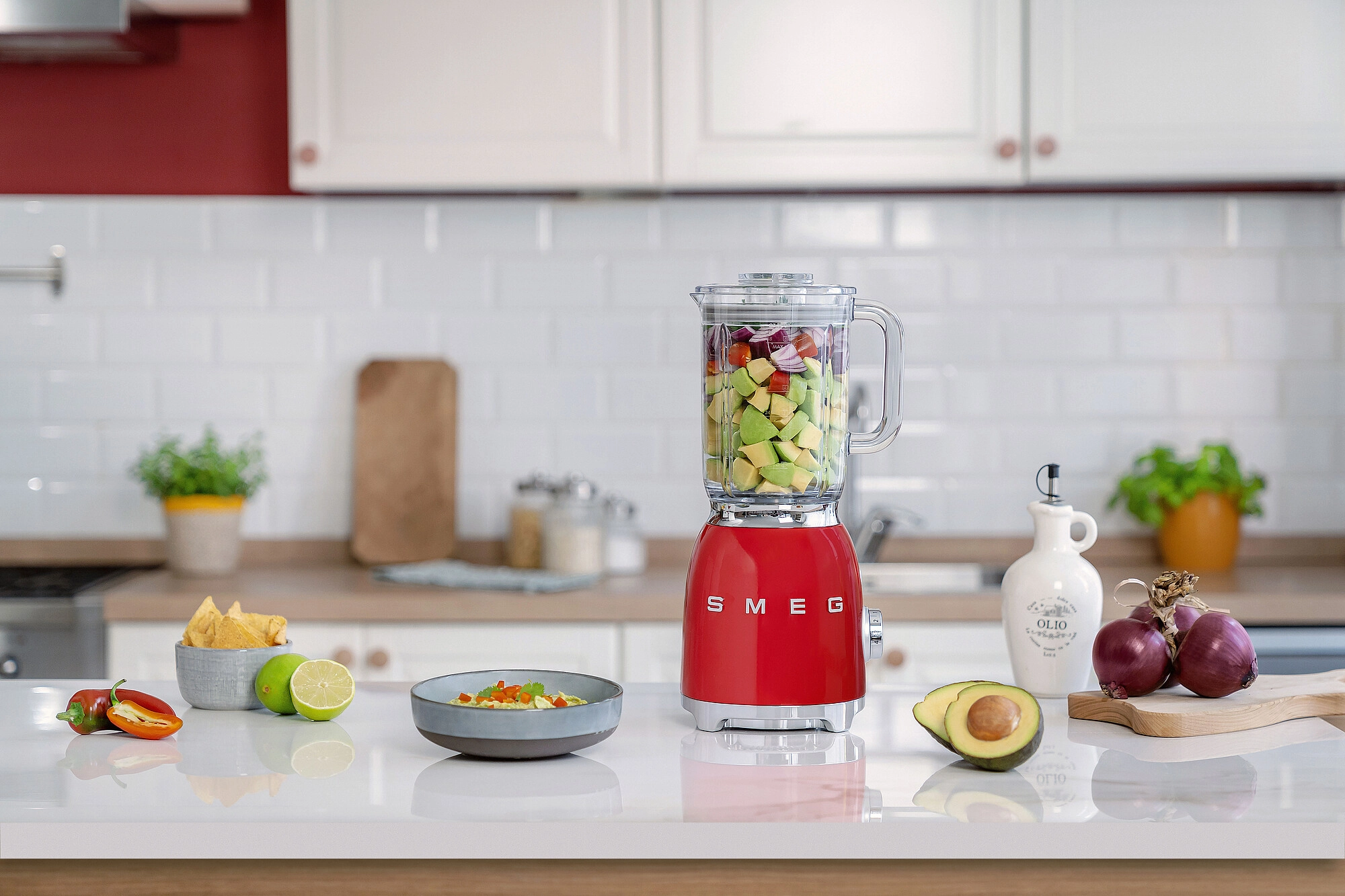 Blender kielichowy Smeg BLF03RDEU 1,5l