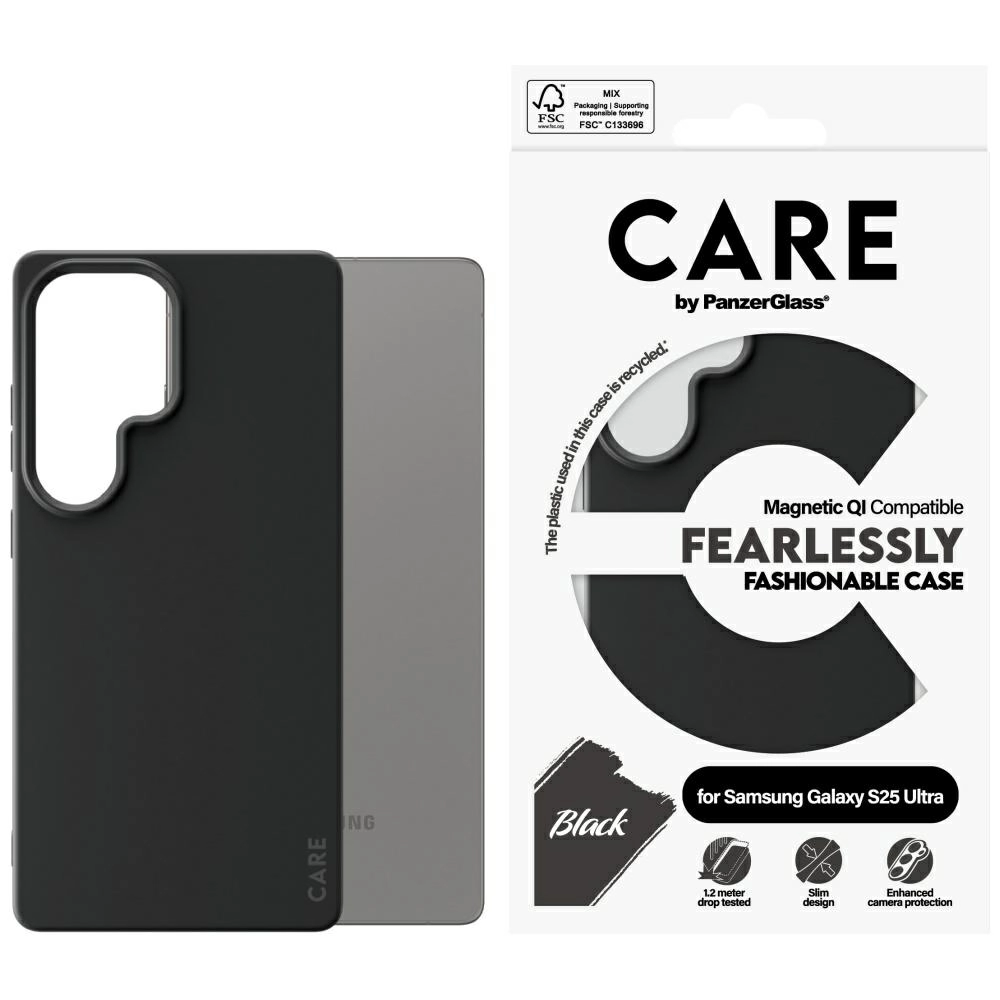 Etui PanzerGlass CARE by Fashion QI do Samsung Galaxy S25 Ultra Czarny