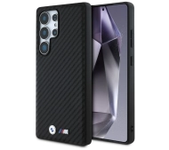 BMW Leather Carbon MagSafe do Galaxy S25 Ultra Czarny