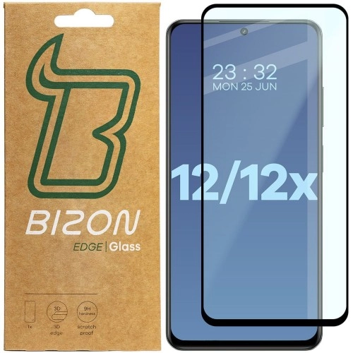 Szkło hartowane Bizon pełne Edge 2 do Realme 12 5G/12x 5G