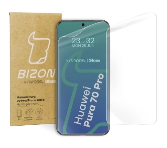 Folia hydrożelowa Bizon na ekran Hydrogel Front do Huawei Pura 70 Pro/Pro+/Ultra 2 sztuki
