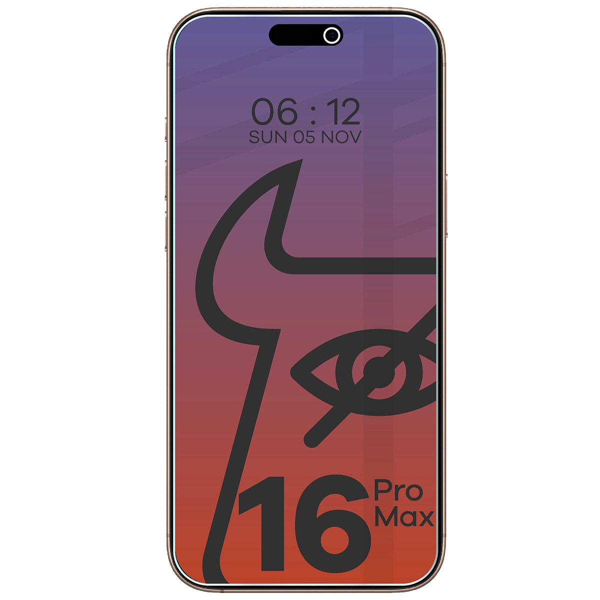 Szkło hartowane Bizon prywatyzujące Clear Shadow do iPhone 16 Pro Max Przyciemniane