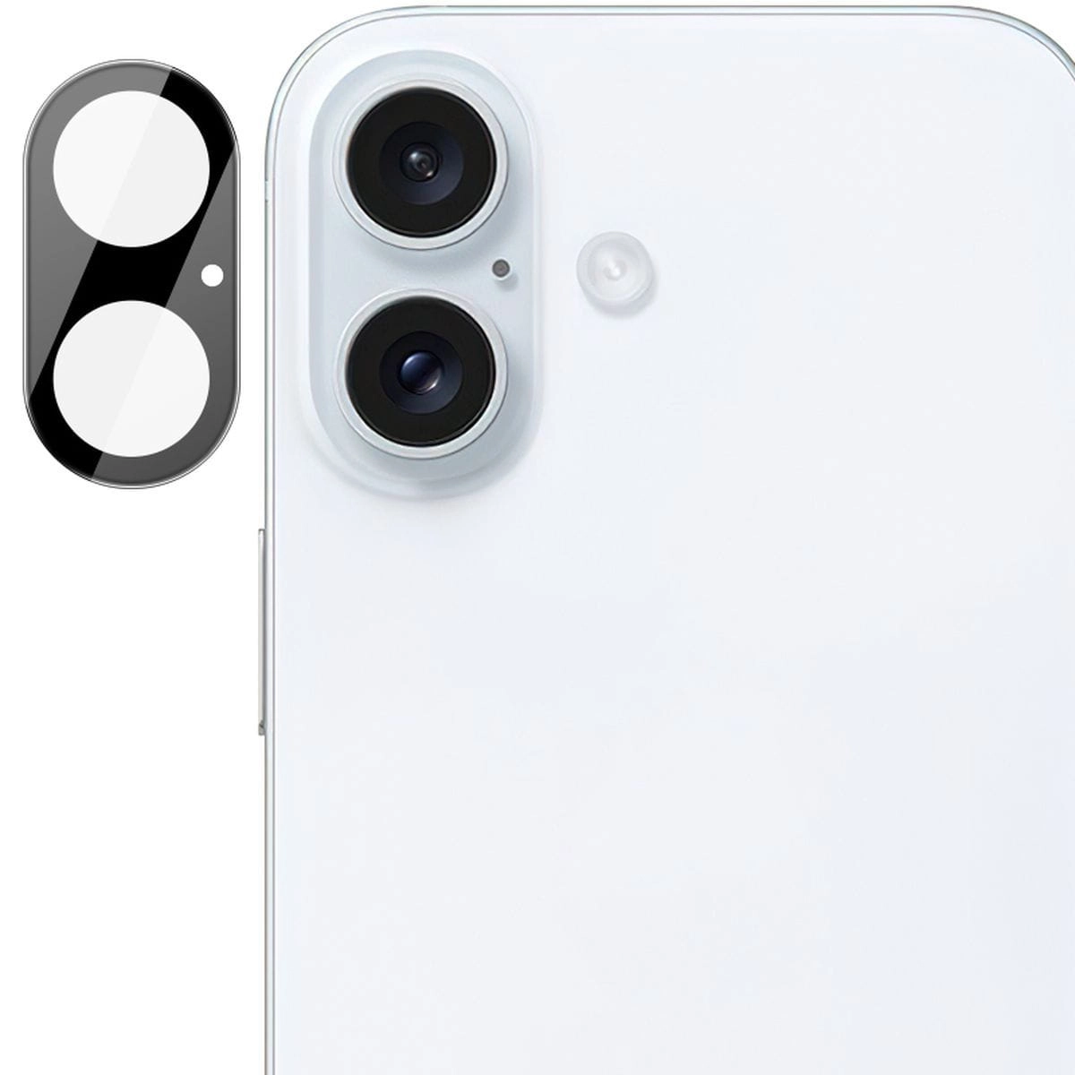 Szkło ochronne Bizon na aparat Lens do iPhone 16/16 Plus 2 sztuki