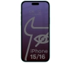Szkło hartowane Bizon prywatyzujące pełne Edge Shadow do iPhone 16/15 Przyciemniane