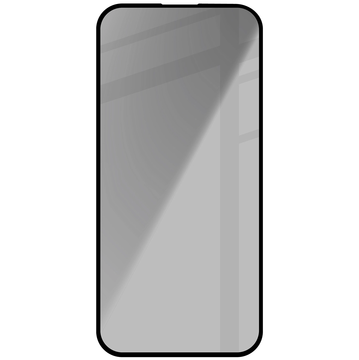 Szkło hartowane Bizon prywatyzujące pełne Edge Shadow do iPhone 16/15 Przyciemniane