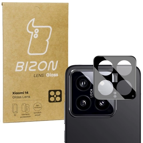 Szkło ochronne Bizon na aparat Lens do Xiaomi 14 2sztuki