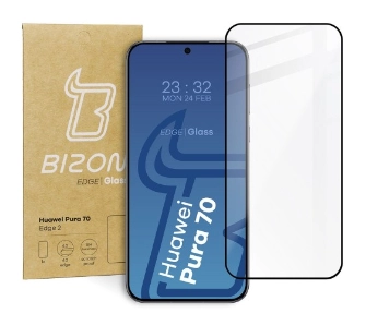 Szkło hartowane Bizon pełne Edge 2 do Huawei Pura 70