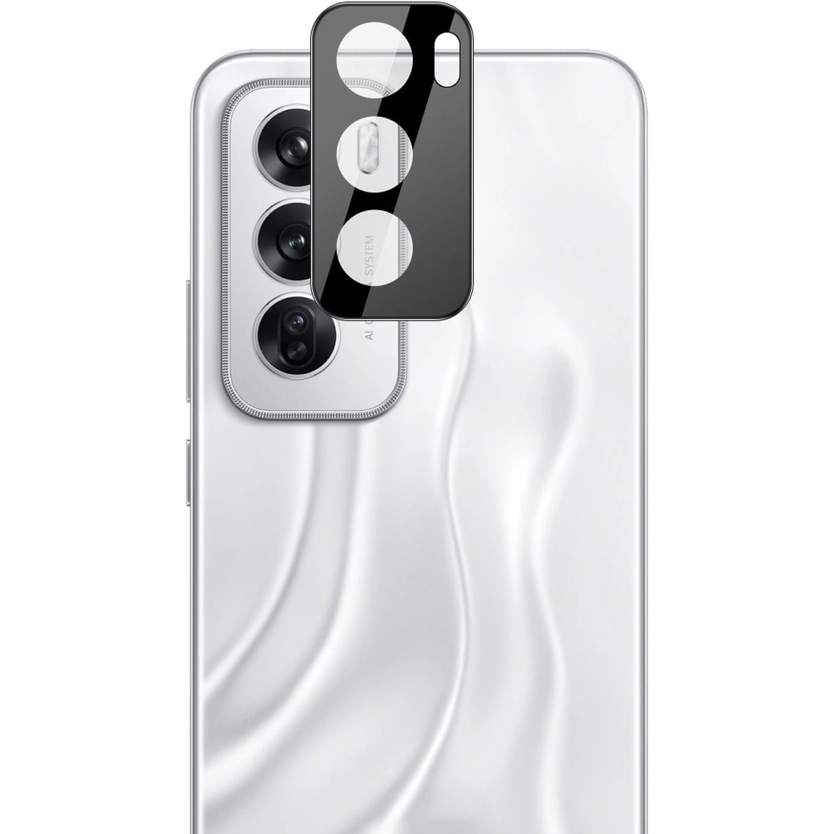 Szkło ochronne Bizon na aparat Lens do Oppo Reno 12/12 Pro 2 sztuki