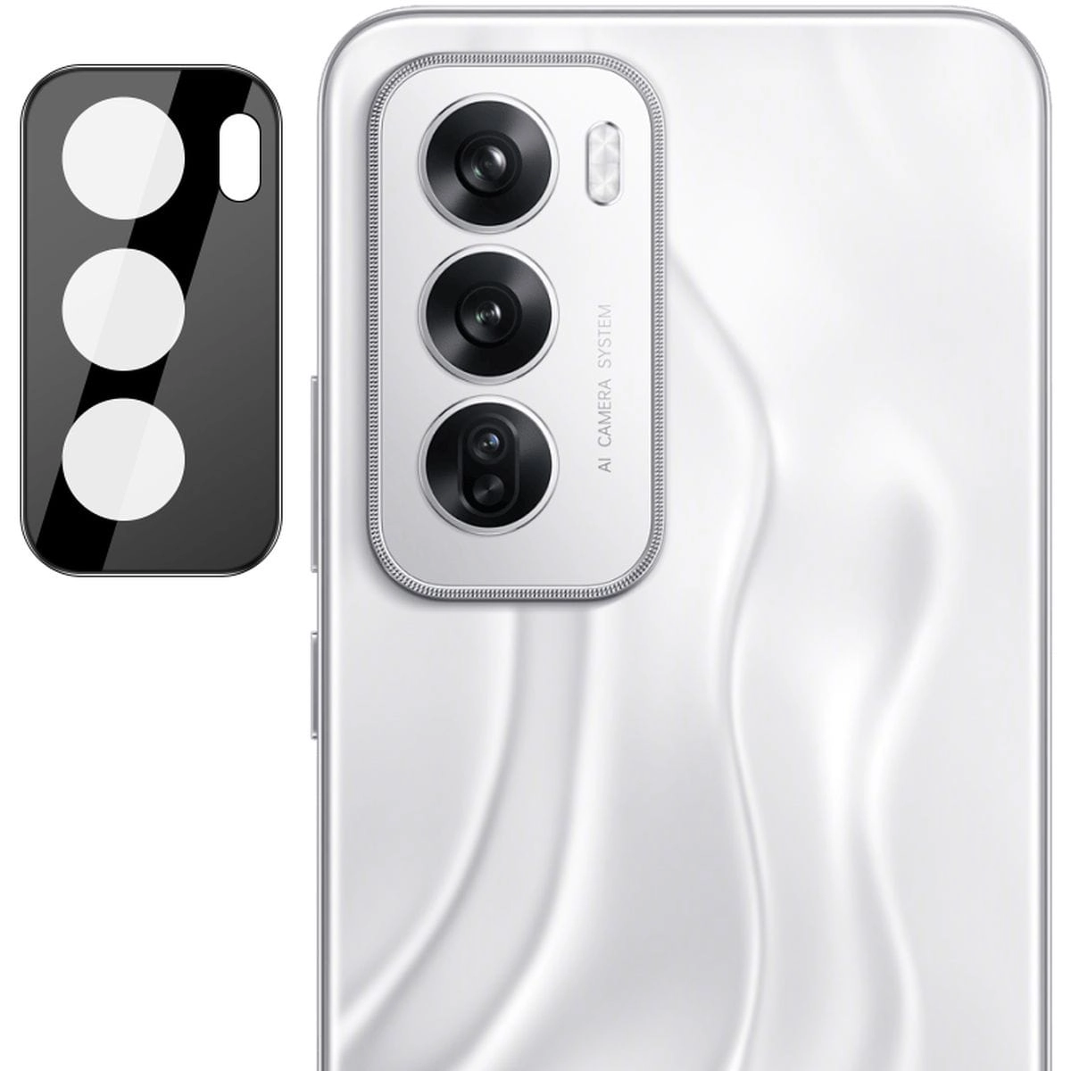 Szkło ochronne Bizon na aparat Lens do Oppo Reno 12/12 Pro 2 sztuki