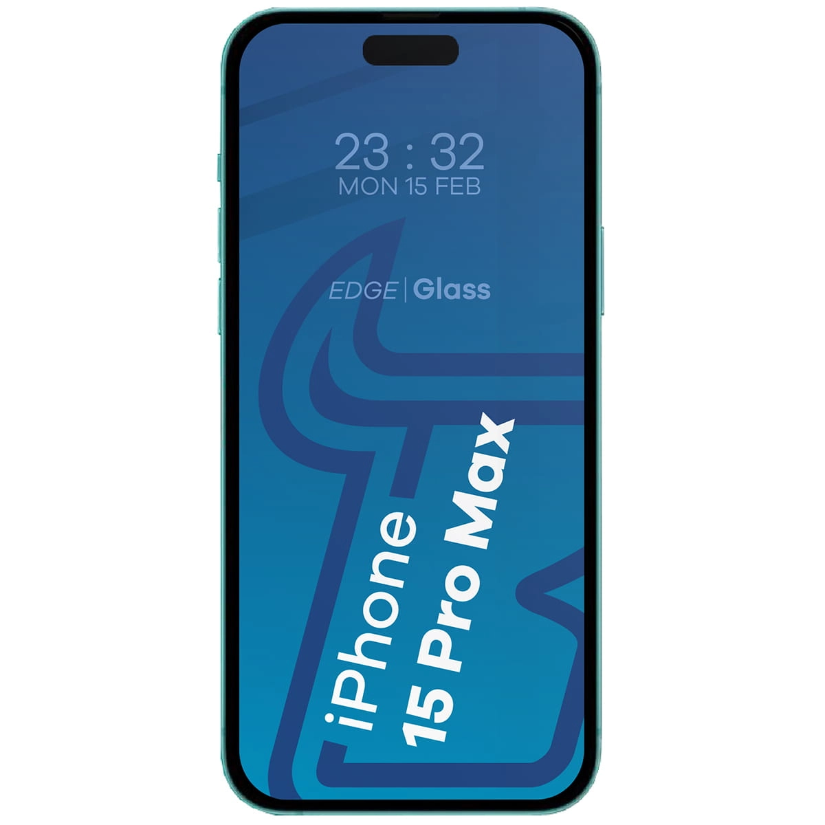 Szkło hartowane Bizon pełne Edge 2 do iPhone 15 Pro Max