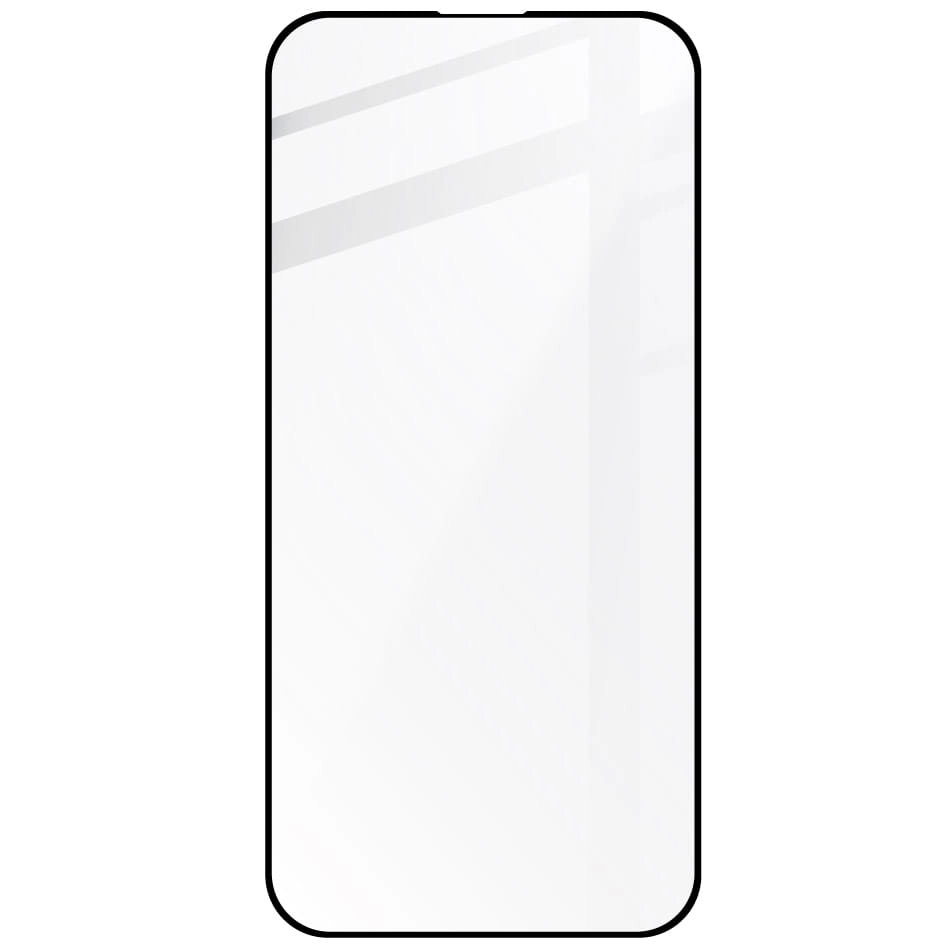 Szkło hartowane Bizon pełne Edge 2 do iPhone 15 Pro Max