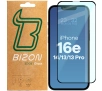 Szkło hartowane Bizon pełne Edge 2 do iPhone 16e/14/13/13 Pro