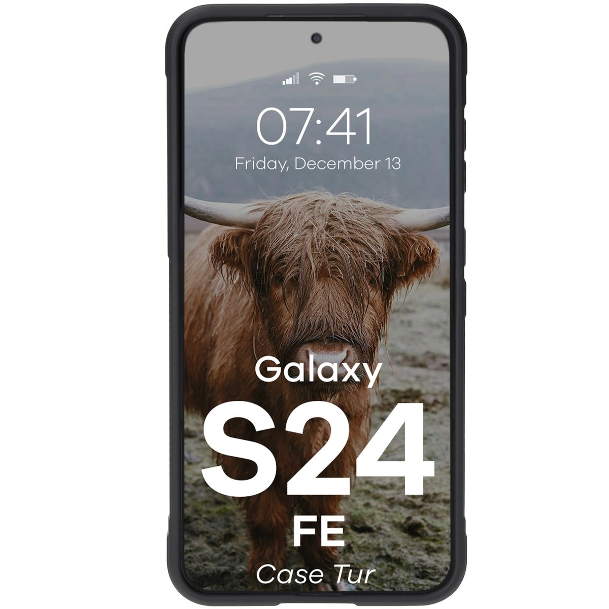 Etui Bizon Tur do Samsung Galaxy S24 FE Black