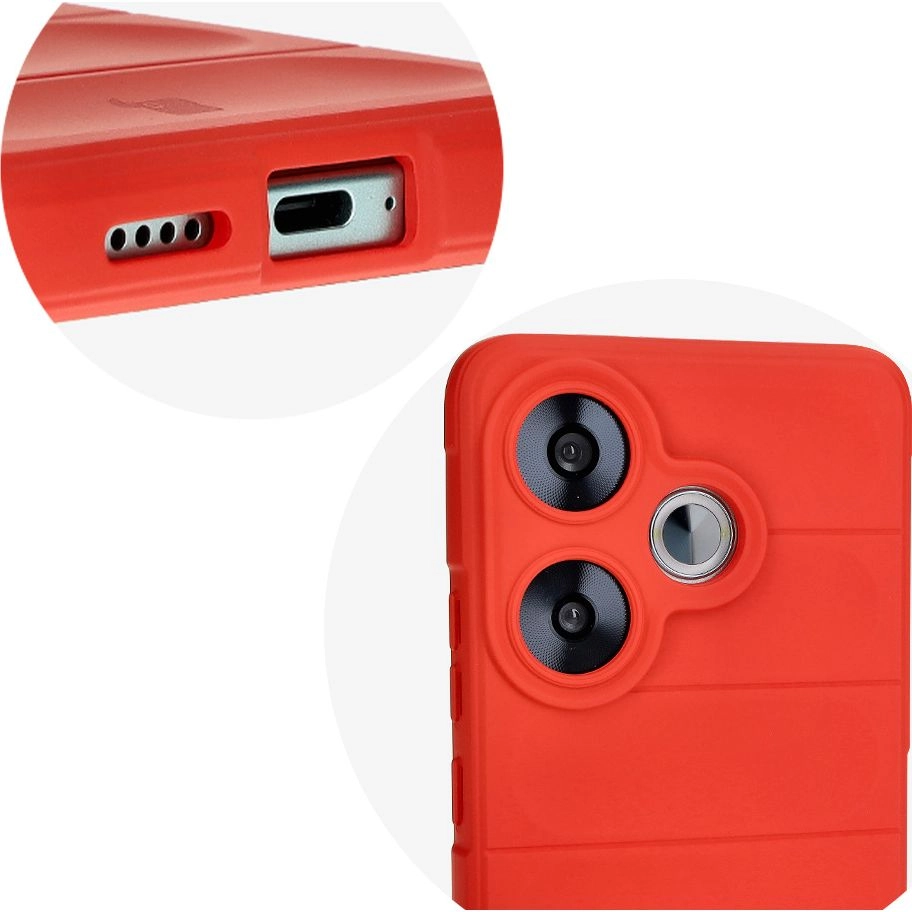 Etui Bizon Tur do Xiaomi Poco F6 Red