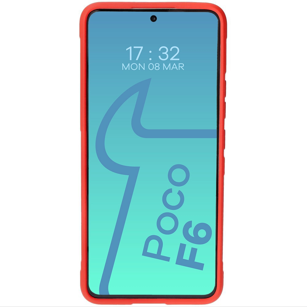 Etui Bizon Tur do Xiaomi Poco F6 Red