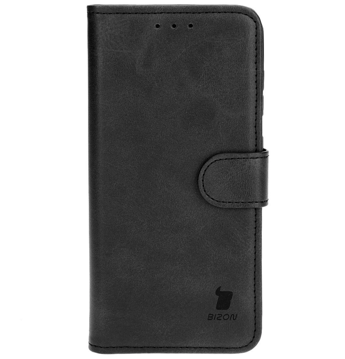 Etui Bizon z klapką Pocket do Galaxy S25/S24 Czarny