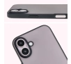 Etui Bizon Angelo do iPhone 16 Plus Przydymione z czarną ramką