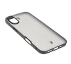 Etui Bizon Angelo do iPhone 16 Plus Przydymione z czarną ramką