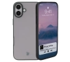 Etui Bizon Angelo do iPhone 16 Plus Przydymione z czarną ramką
